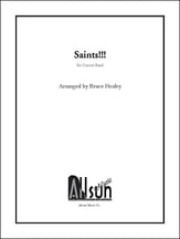 Saints!!! Concert Band sheet music cover